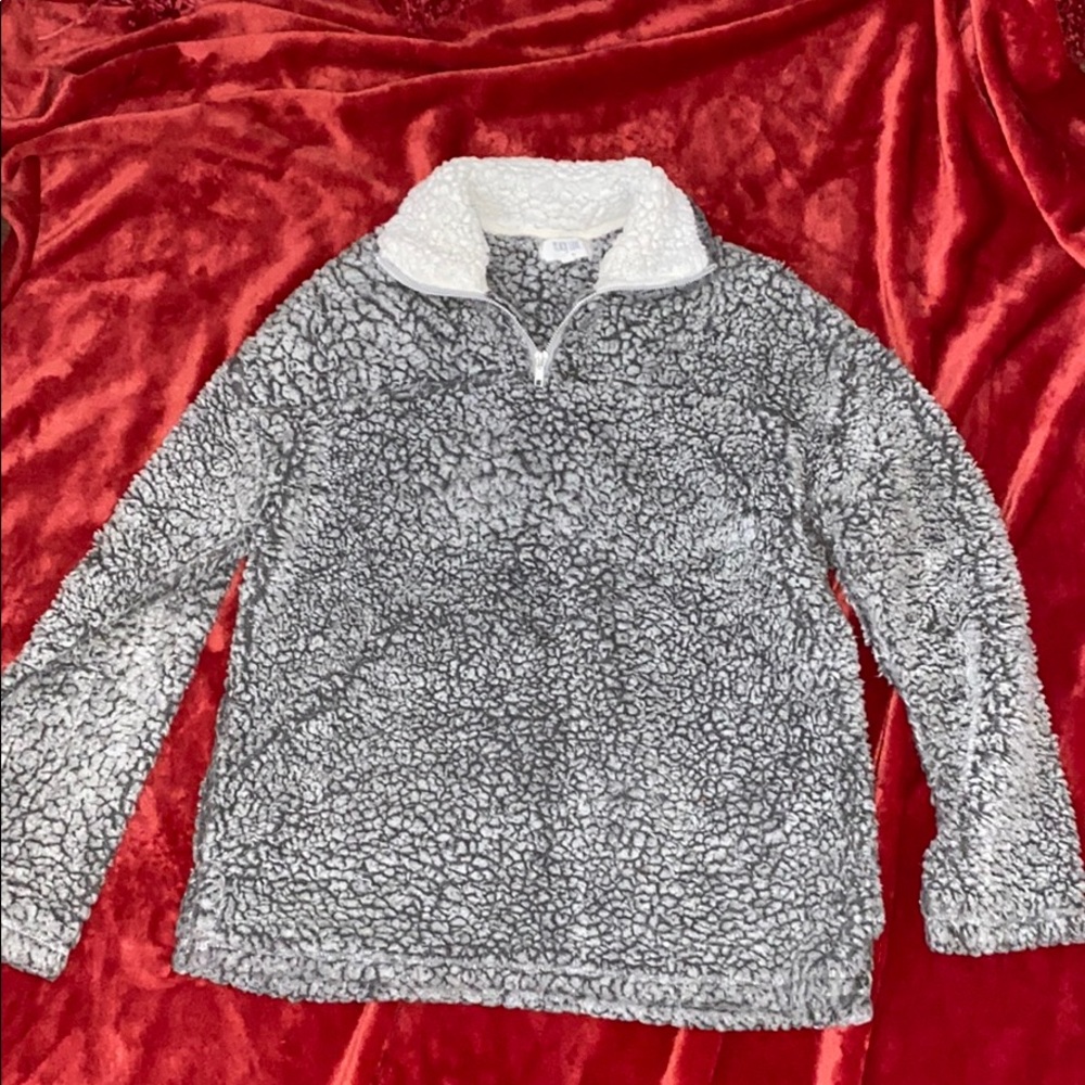 sherpa pullover